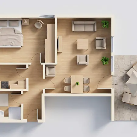 Waldsiedlung Waldhaus App 4.1 Korswandt